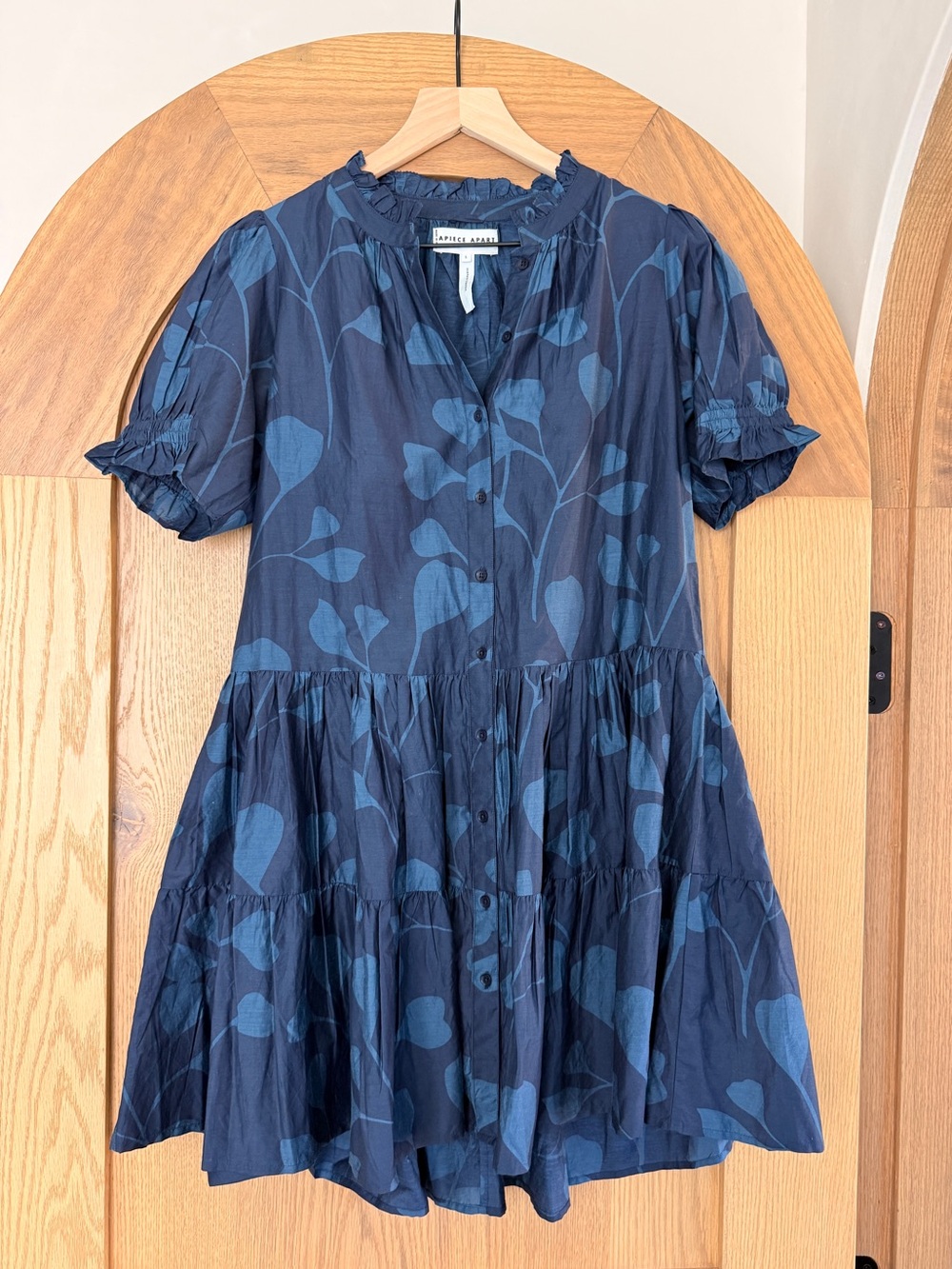 Apiece Apart Las Alturas Tiered Mini dress - size Small - Picture 4 of 5